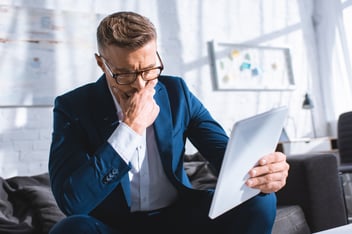 worried businessman